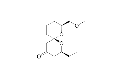 (2S,6S,8S)-2-Ethyl-8-((methoxy)methyl)-1,7-dioxaspiro[5.5]undecan-4-one