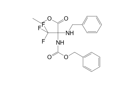 Ethyl 2-(benzylamino)-2-{[(benzyloxy)carbonyl]amino}-3,3,3-trifluoropropanoate