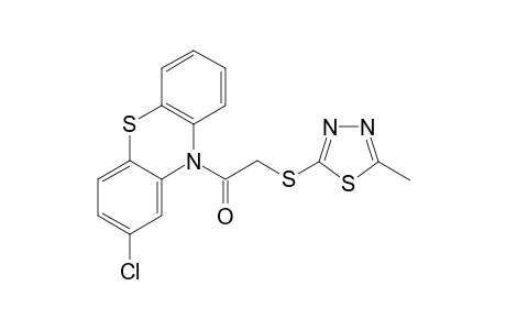1-(2-Chloranylphenothiazin-10-yl)-2-[(5-methyl-1,3,4-thiadiazol-2-yl)sulfanyl]ethanone
