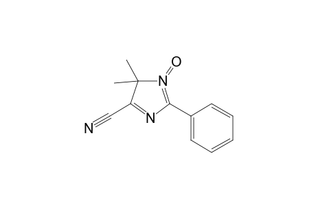 5,5-dimethyl-1-oxido-2-phenylimidazol-1-ium-4-carbonitrile