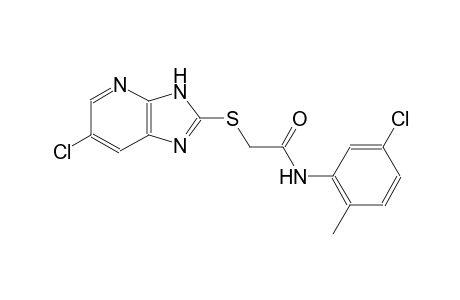 2-[(6-chloro-3H-imidazo[4,5-b]pyridin-2-yl)sulfanyl]-N-(5-chloro-2-methylphenyl)acetamide