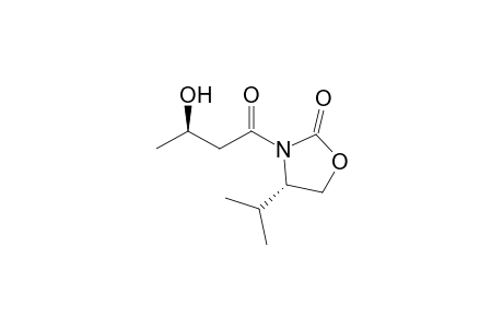 (3'R,4S)-3-(3'-Hydroxybutanoyl)-4-(1''-methylethyl)-2-oxazolidinone