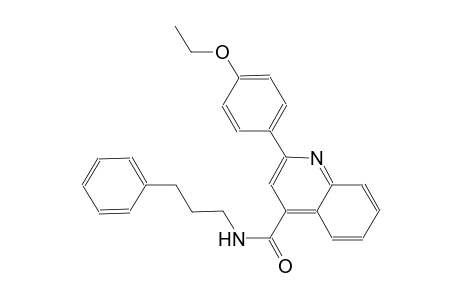 2-(4-ethoxyphenyl)-N-(3-phenylpropyl)-4-quinolinecarboxamide