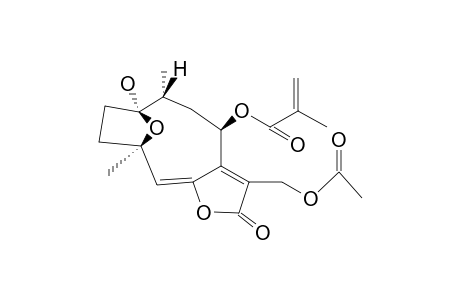 HIRSUTINOLIDE,13-O-ACETATE-8-B-METHACRYLOYLOXY
