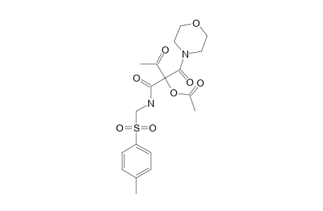 2-(MORPHOLINOCARBONYL)-1,3-DIOXO-1-(TOSYLMETHYLAMINO)-BUTAN-2-YL-ACETATE