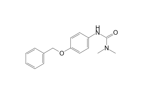 3-(4-(benzyloxy)phenyl)-1,1-dimethylurea