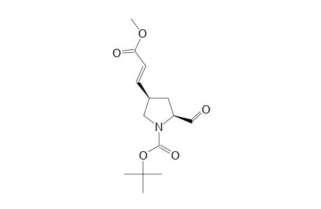TERT.-BUTYL-(2S,4R)-2-FORMYL-4-[(E)-2-METHOXYCARBONYL-1-ETHENYL]-PYRROLIDINE-1-CARBOXYLATE;MAJOR-ISOMER