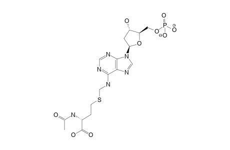N6-(S-(N-ACETYL)-HOMOCYSTEINYL)-METHYL-2'-DEOXYADENOSINE-5'-PHOSPHATE