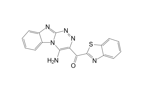 4-Amino-3-(benzothiazol-2-yl)carbonyl-1,2,4-triazino[4,3-a]benzimidazole