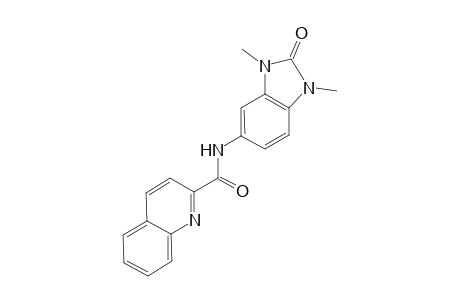 2-Quinolinecarboxamide, N-(2,3-dihydro-1,3-dimethyl-2-oxo-1H-1,3-benzimidazol-5-yl)-