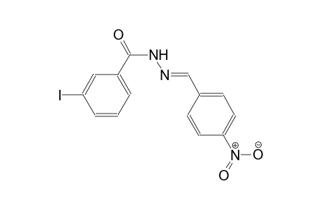 3-iodo-N'-[(E)-(4-nitrophenyl)methylidene]benzohydrazide