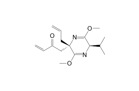 (2R,5S)-5-Allyl-2,5-dihydro-2-isopropyl-3,6-dimethoxy-5-(2-oxo-3-butenyl)pyrazine