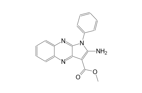 1H-pyrrolo[2,3-b]quinoxaline-3-carboxylic acid, 2-amino-1-phenyl-, methyl ester