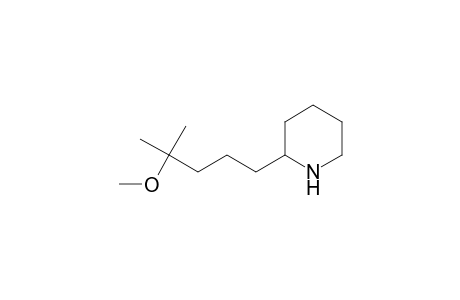 Piperidine, 2-(4-methoxy-4-methylpentyl)-