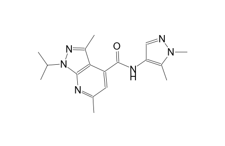 N-(1,5-dimethyl-1H-pyrazol-4-yl)-1-isopropyl-3,6-dimethyl-1H-pyrazolo[3,4-b]pyridine-4-carboxamide