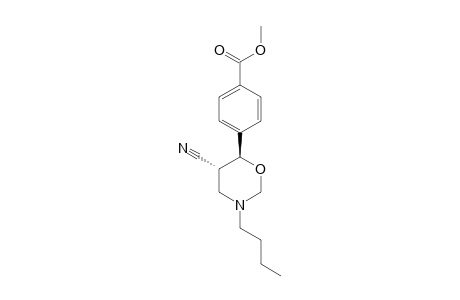 (TRANS)-3-BUTYL-5-CYANO-6-(4-METHOXYCARBONYLPHENYL)-TETRAHYDRO-2H-1,3-OXAZINE
