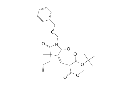 Propanedioic acid, [[4-methyl-2,5-dioxo-1-[(phenylmethoxy)methyl]-4-(2-propenyl)-3-pyrrolidinylidene]methyl]-, 1,1-dimethylethyl methyl ester