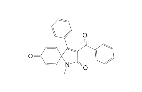 3-Benzoyl-1-methyl-4-phenyl-1-azaspiro[4.5]deca-3,6,9-triene-2,8-dione