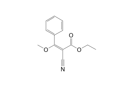 Ethyl 2-cyano-3-methoxy-3-phenylpropenoate