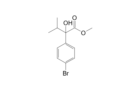 Methyl 2-hydroxy-2-(4'-bromophenyl)-3-methylbutanoate
