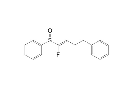 1-Fluoro-4-phenyl-1-butenyl phenyl sulfoxide