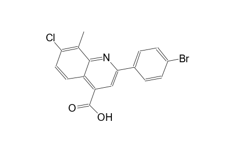 2-(4-bromophenyl)-7-chloro-8-methyl-4-quinolinecarboxylic acid