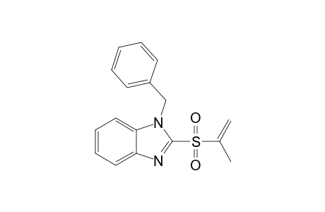 2-[(1-Methylethenyl)sulfonyl]-1-(phenylmethyl)benzimidazole