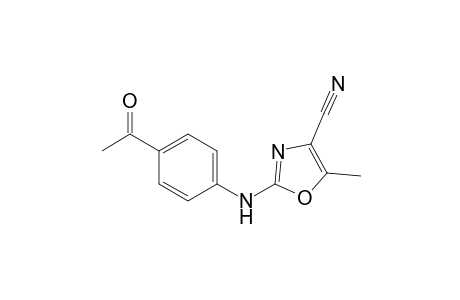 2-(4-acetylanilino)-5-methyl-1,3-oxazole-4-carbonitrile