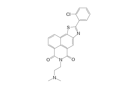 N-[2-(N,N-dimethylamino)ethyl]-2-(o-chlorophenyl)thiazolo[5,4-a]naphthalimide