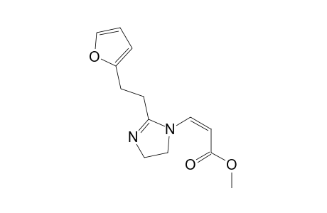 (Z)-3-[2-[2-(2-furanyl)ethyl]-4,5-dihydroimidazol-1-yl]-2-propenoic acid methyl ester