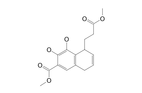 8-CARBOMETHOXYETHYL-3-CARBOMETHOXY-1,2-DIHYDROXY-5,8-DIHYDRONAPHTHALENE