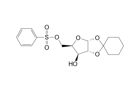 5-O-(Benzenesulfonyl)-1,2-O-cyclohexylidene-.alpha.-D-xylofuranose