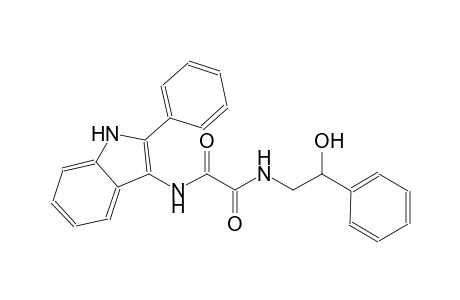 ethanediamide, N~1~-(2-hydroxy-2-phenylethyl)-N~2~-(2-phenyl-1H-indol-3-yl)-
