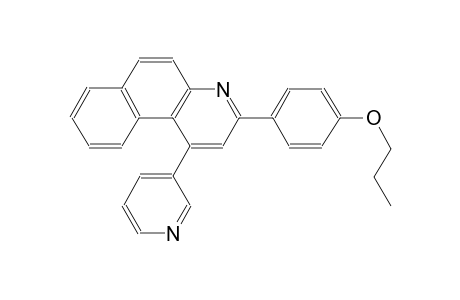 benzo[f]quinoline, 3-(4-propoxyphenyl)-1-(3-pyridinyl)-