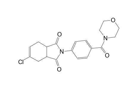 5-chloro-2-[4-(4-morpholinylcarbonyl)phenyl]-3a,4,7,7a-tetrahydro-1H-isoindole-1,3(2H)-dione