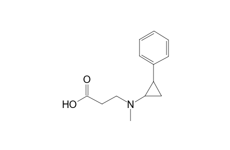 3-[N-Methyl-N-(trans-2-phenylcyclopropyl)amino]propanoic acid