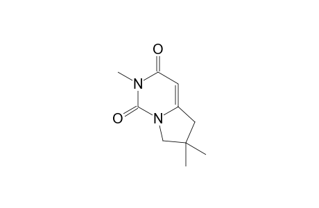 2,6,6-trimethyl-5,7-dihydropyrrolo[1,2-c]pyrimidine-1,3-dione