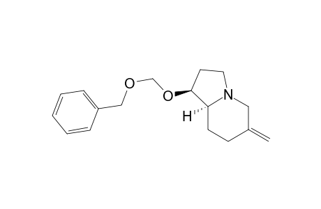 (1S,8aS)-octhydro-1-[(benzyloxy)methoxy]-6-methyleneindolizine