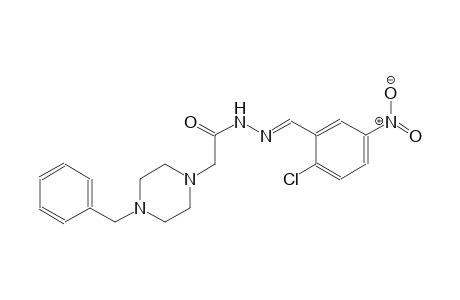 1-piperazineacetic acid, 4-(phenylmethyl)-, 2-[(E)-(2-chloro-5-nitrophenyl)methylidene]hydrazide