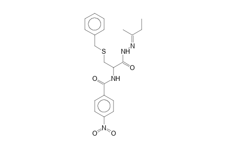 N-(1-[(Benzylsulfanyl)methyl]-2-[(2E)-2-(1-methylpropylidene)hydrazino]-2-oxoethyl)-4-nitrobenzamide
