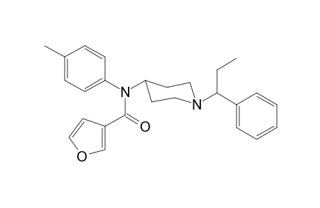 N-4-Methylphenyl-N-[1-(1-phenylpropyl)piperidin-4-yl]furan-3-carboxamide