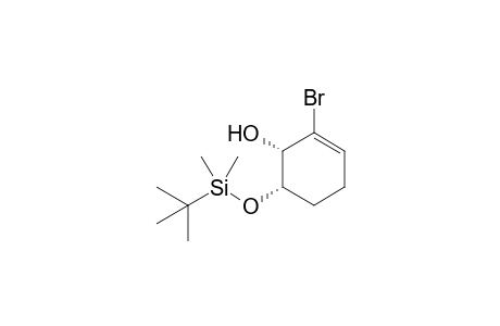 (1S,6S)-2-Bromo-6-[(t-butyl)dimethylsilyloxy]-2-cyclohexen-1-ol