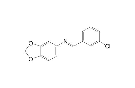 N-(m-chlorobenzylidene)-3,4-(methylenedioxy)aniline