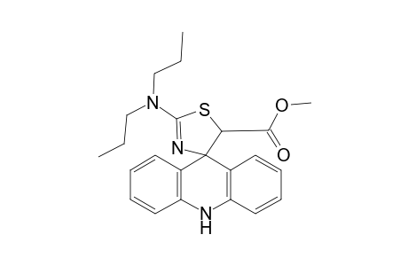 2'-(dipropylamino)-5'-spiro[10H-acridine-9,4'-5H-thiazole]carboxylic acid methyl ester