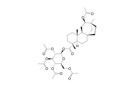 12-ACETOXYBEYER-15-ENE-18-CARBOXY-BETA-D-GLUCOPYRANOSIDE-PENTAACETATE