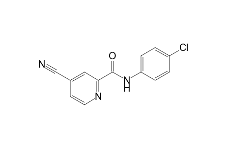 N-(4-Chlorophenyl)carbamoyl-4-cyanopyridine
