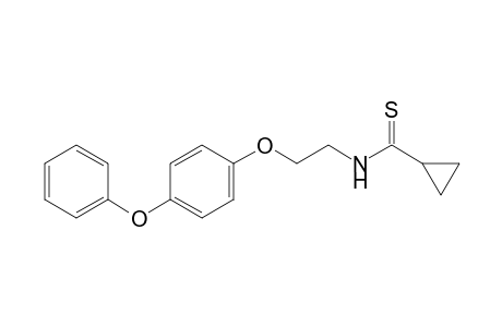 Cyclopropanecarbothioamide, N-[2-(4-phenoxyphenoxy)ethyl]-