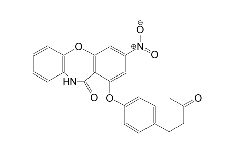 dibenzo[b,f][1,4]oxazepin-11(10H)-one, 3-nitro-1-[4-(3-oxobutyl)phenoxy]-