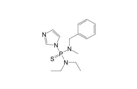 Phosphonothioic diamide, N,N-diethyl-N'-methyl-N'-benzyl p-imidazol-1-yl