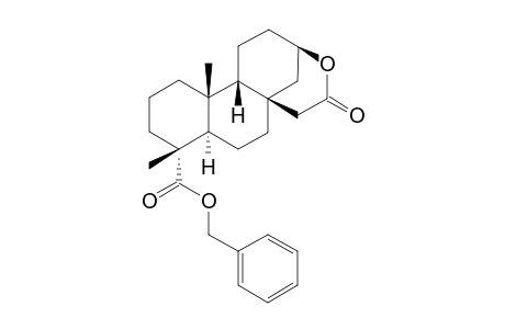 16-demethylene-16-oxo-17-oxakaurenic acid benzyl ester dev.